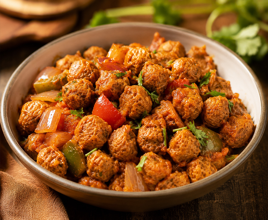 Mini Soya Cutlet Masala
